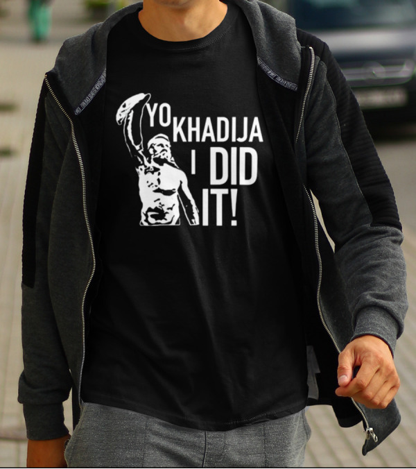Sami Zayn's Yo Khadija I Did It Rocky Balboa T-Shirt