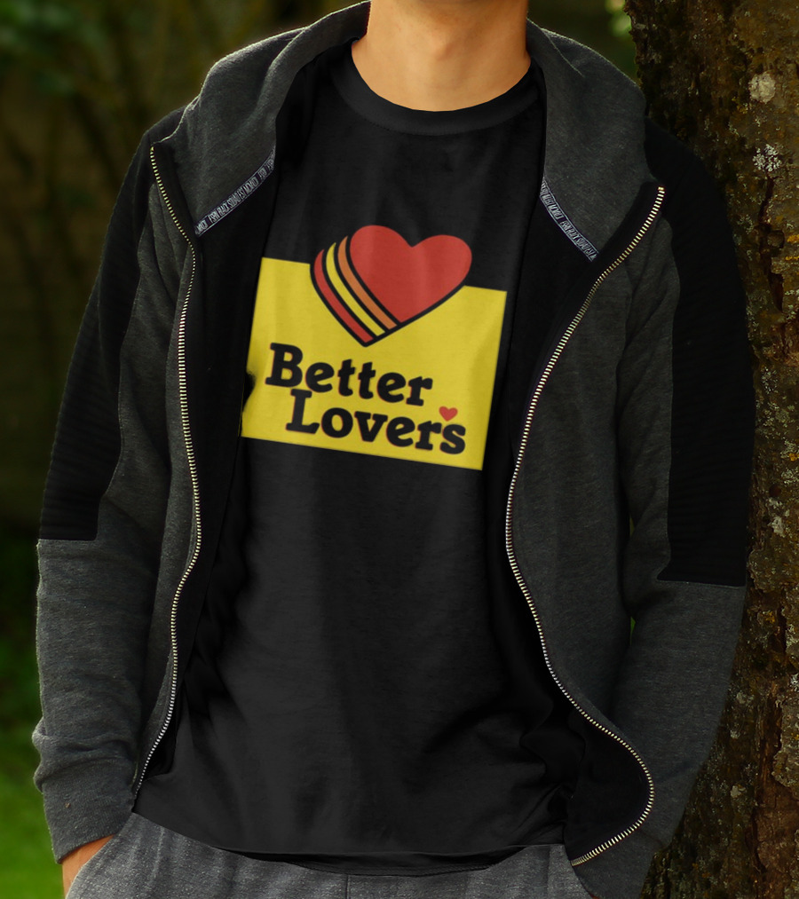 Better Lovers Heart Icon Valentines Day T-Shirt