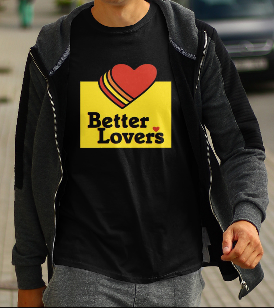 Better Lovers Heart Icon Valentines Day T-Shirt