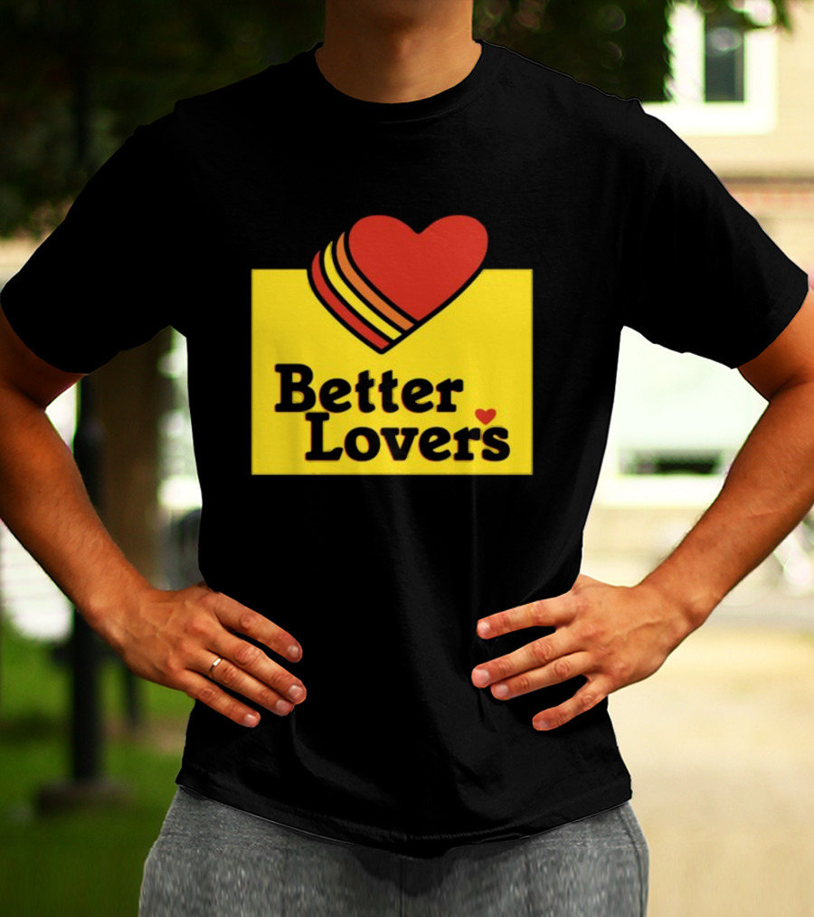 Better Lovers Heart Icon Valentines Day T-Shirt