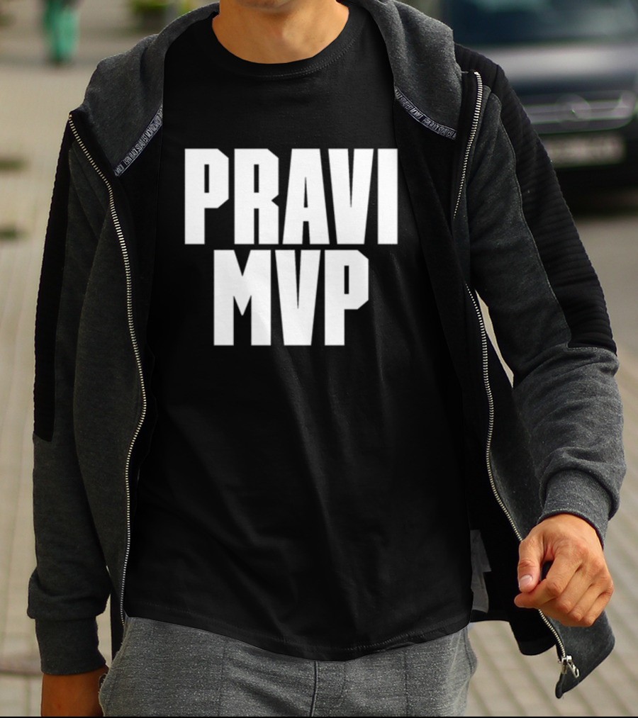 PRAVI MVP Bold Sports Enthusiast T-Shirt