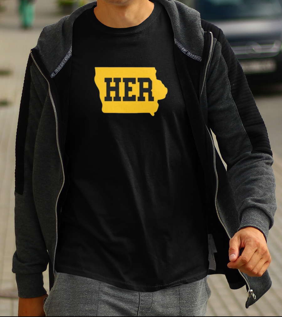 Caitlin Clark Iowa Her 22 Basketball State Pride T-Shirt