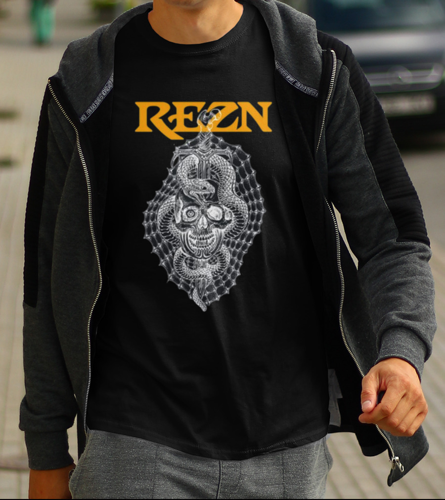 Rezn Skull Snake Web Impaled T-Shirt