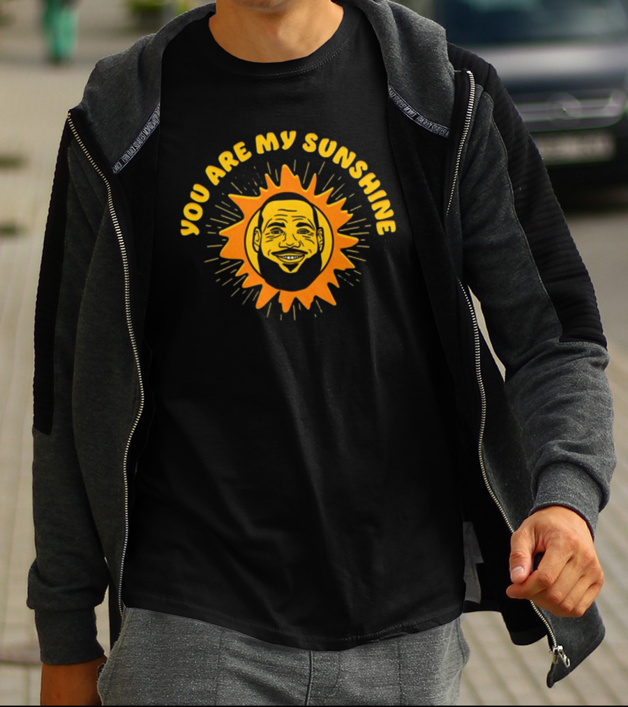 Shitheadsteve You Are My Sunshine Parody Face Inside Cartoon Sunburst T-Shirt