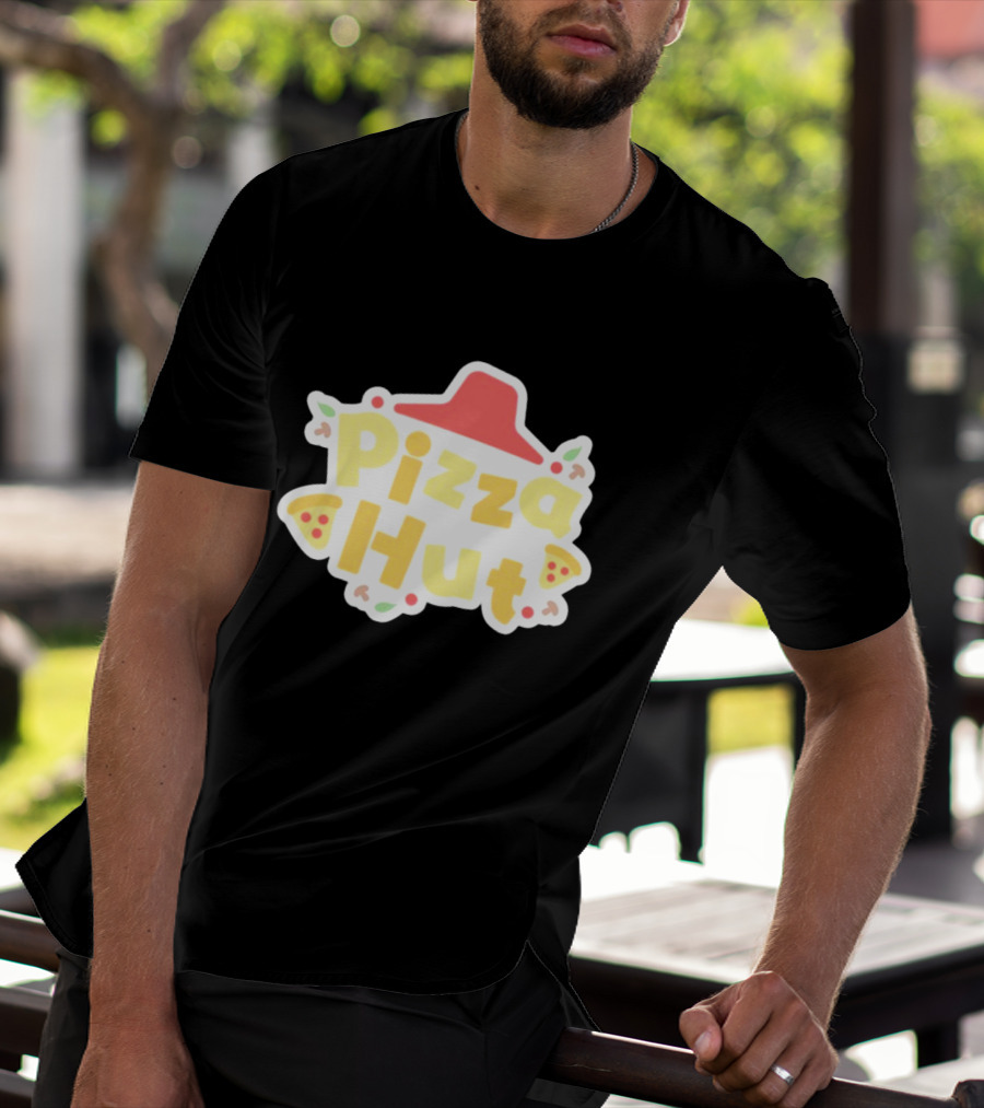 Pizza Hut Vtuber Style Playful T-Shirt