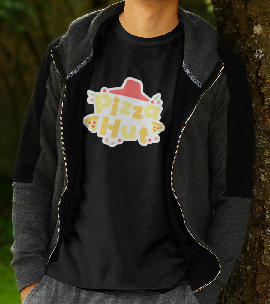 Pizza Hut Vtuber Style Playful T-Shirt