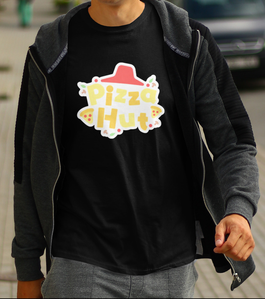 Pizza Hut Vtuber Style Playful T-Shirt