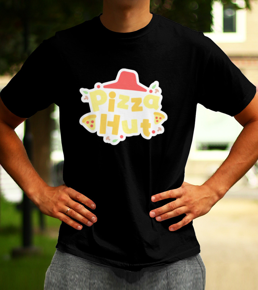 Pizza Hut Vtuber Style Playful T-Shirt