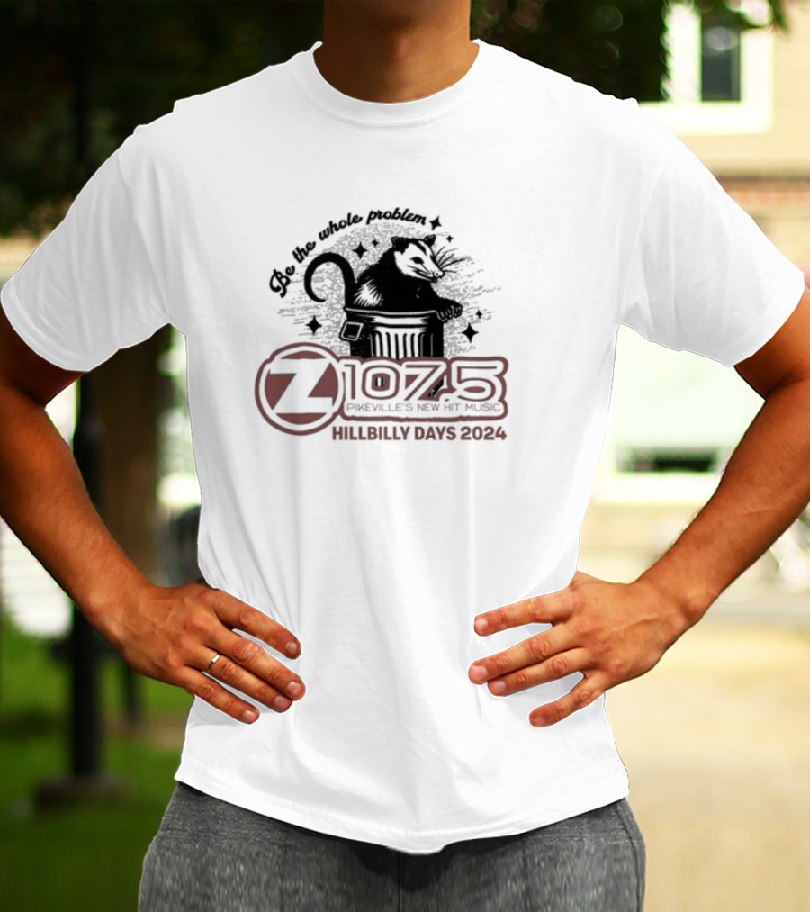 Be The Whole Problem Z107.5 Pikeville's New Hit Music Hillbilly Days T-Shirt