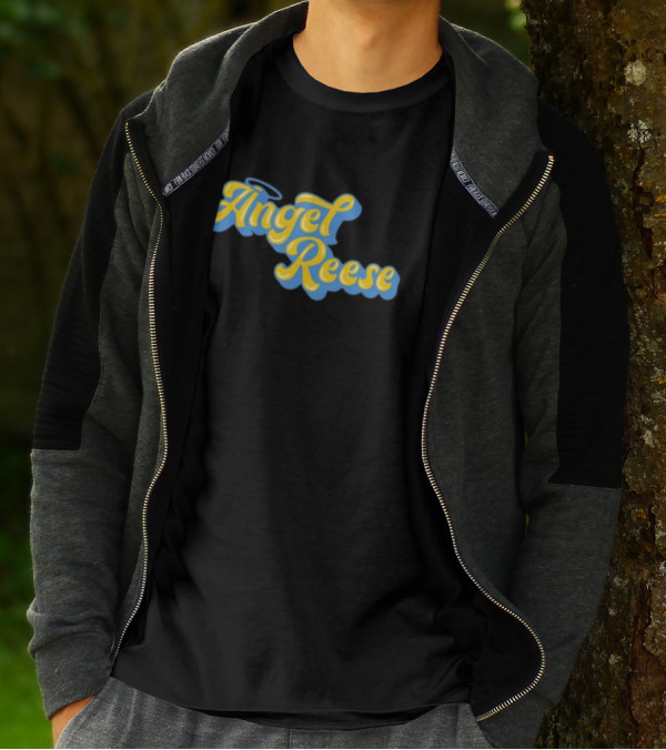 Angel Reese Limited Chicago Sky Text T-Shirt