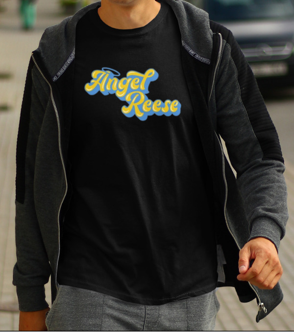 Angel Reese Limited Chicago Sky Text T-Shirt