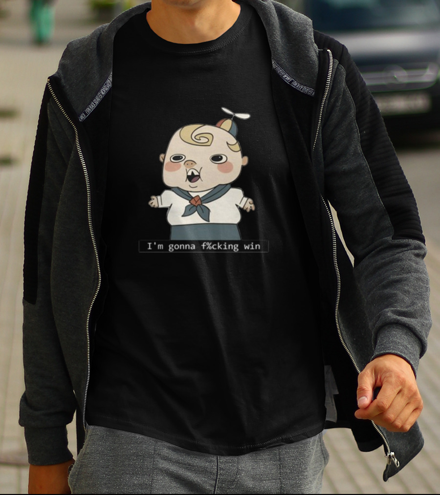 Zeddy I'm Gonna F%Cking Win Vintage Comic Cartoon Character T-Shirt