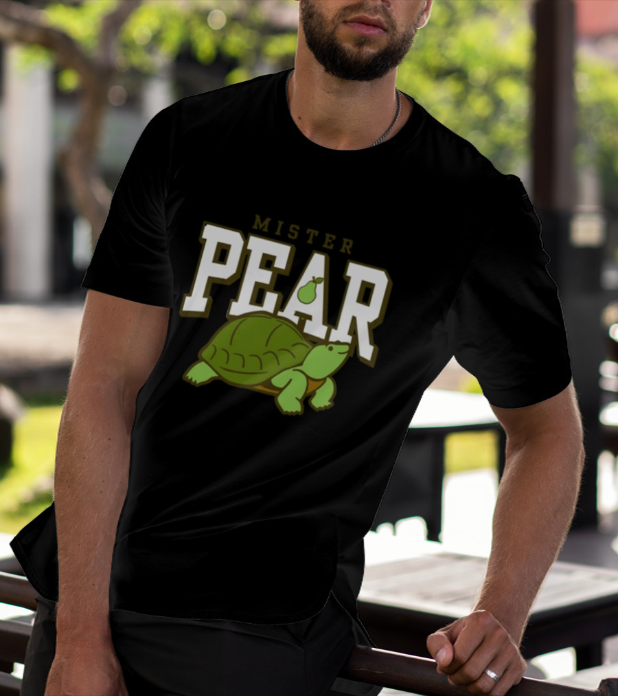 Mister Pear Turtle Varsity T-Shirt
