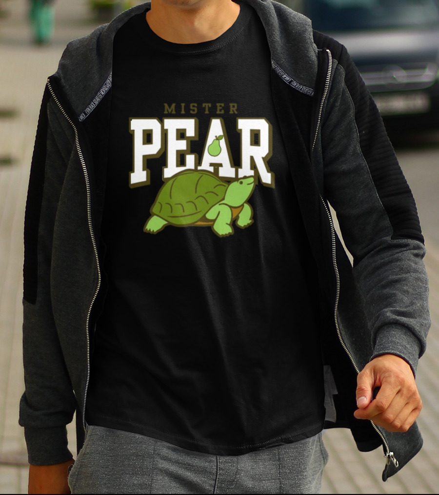 Mister Pear Turtle Varsity T-Shirt