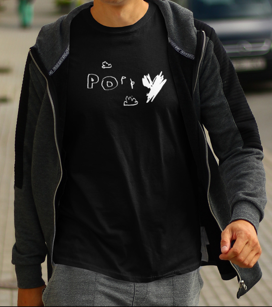 Poppy Kill Kill Kill Clouds And Scribble T-Shirt