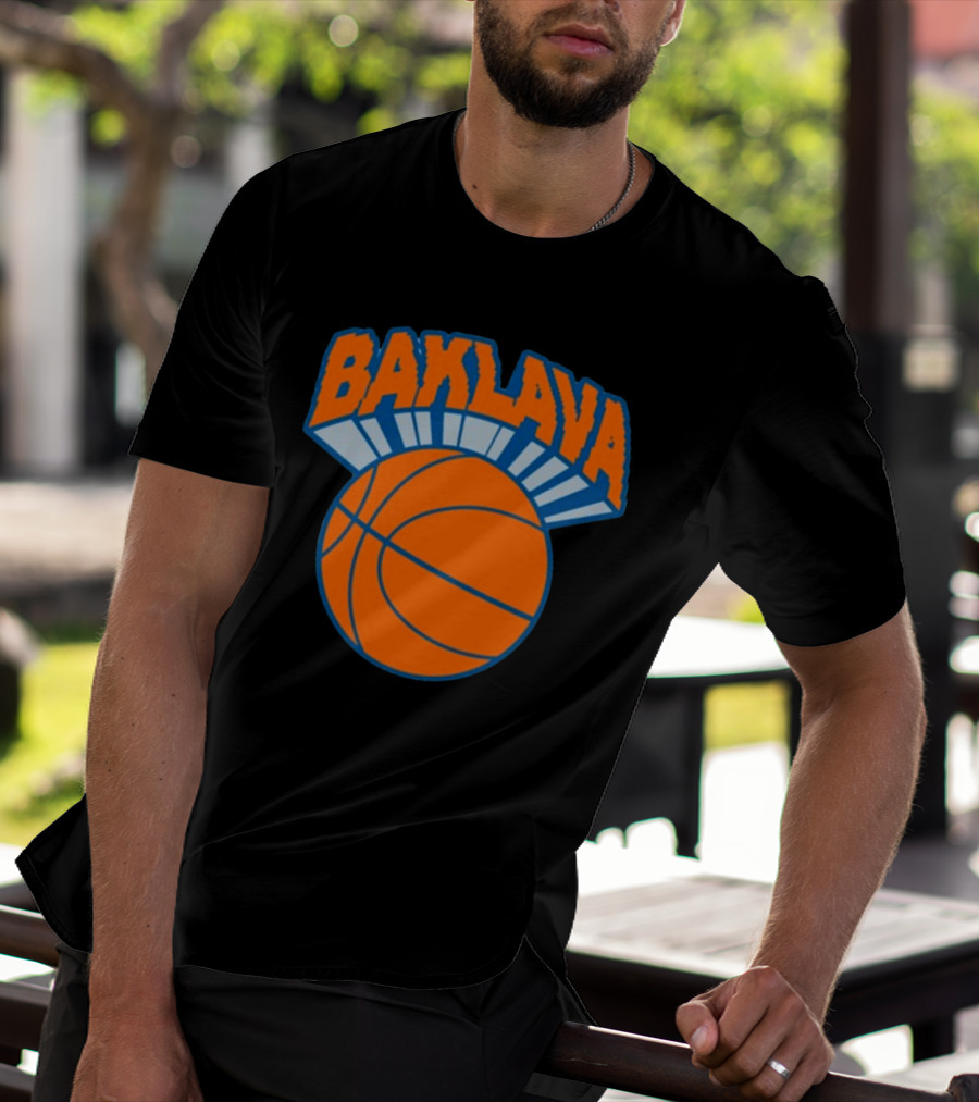 Bambambaklava Baklava Basketball Knicks T-Shirt