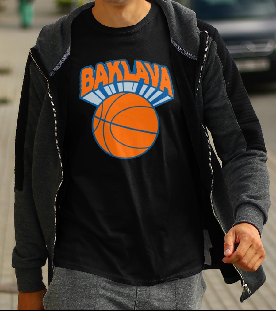 Bambambaklava Baklava Basketball Knicks T-Shirt