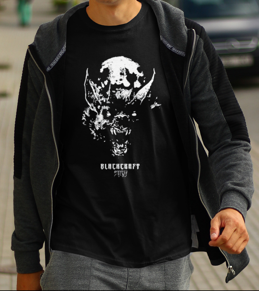 Blackcraftcult Spooky Bat Face T-Shirt