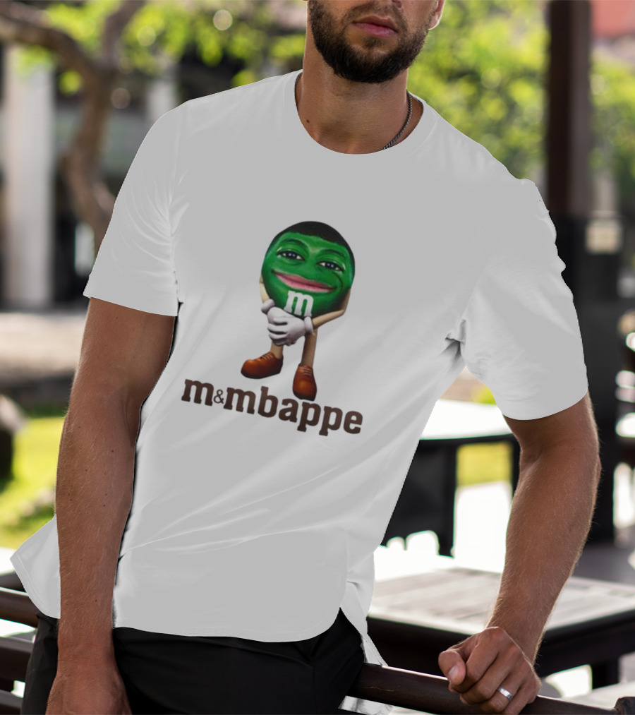 Kylian Mbappe M&Mbappe Green Character T-Shirt