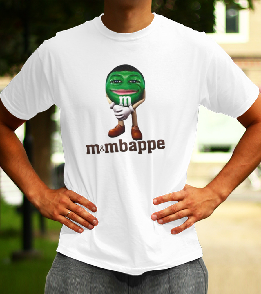 Kylian Mbappe M&Mbappe Green Character T-Shirt
