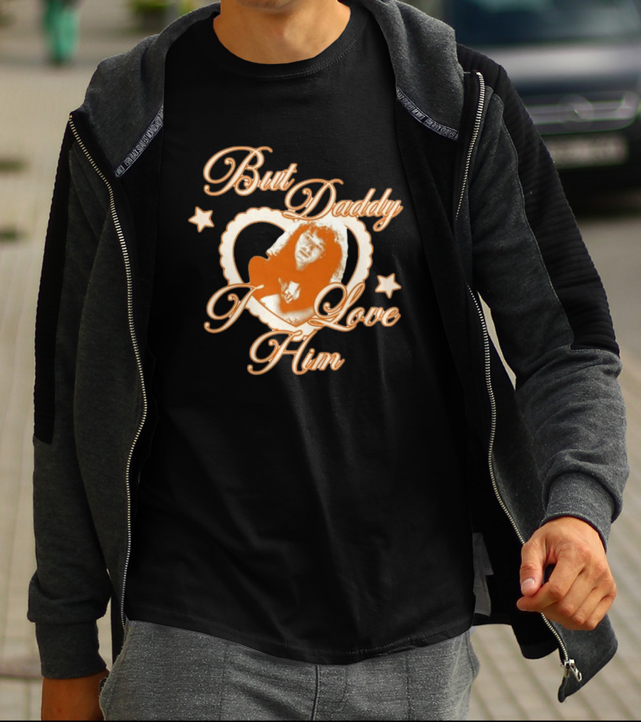 But Daddy I Love Him Eddie Munson Heart Star Rock T-Shirt