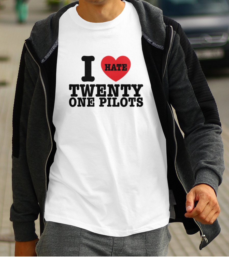 I Heart Hate Twenty One Pilots T-Shirt