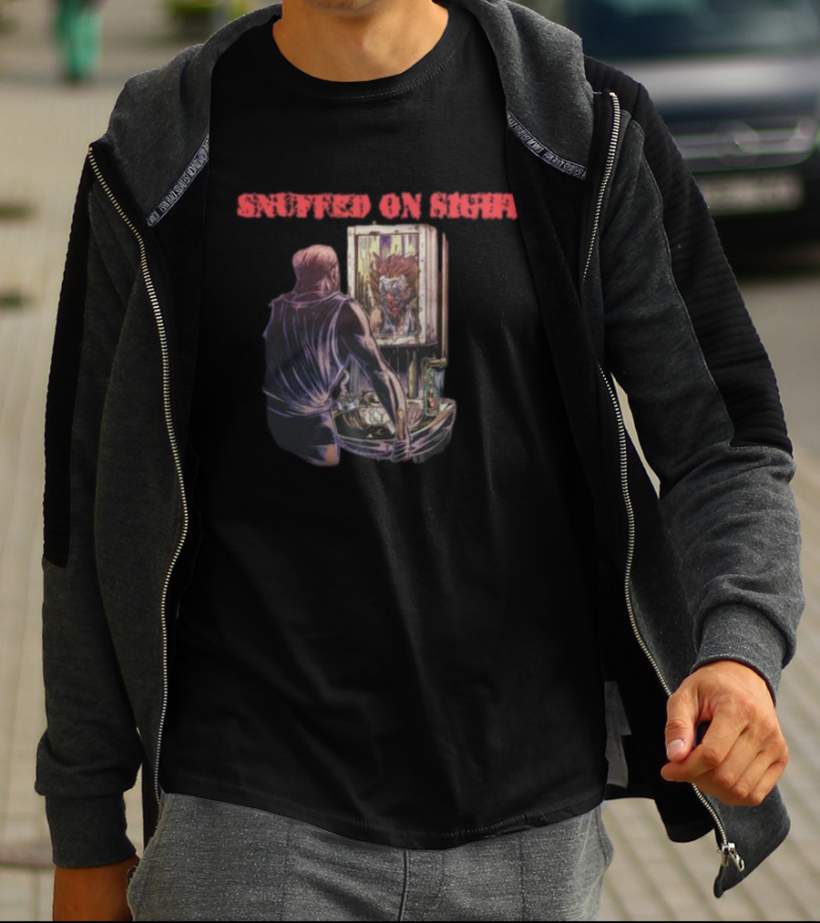 Snuffed On Sight No Clown Mirror Reflection Horror T-Shirt