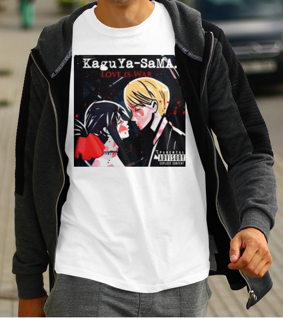 Kaguya-Sama Love Is War Explicit Content Parental Advisory T-Shirt