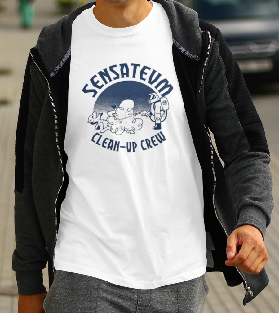 Sensatevm Clean-Up Crew Octopus T-Shirt