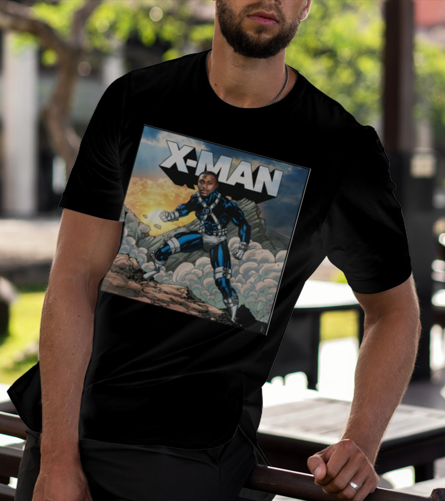 X-Man Carolina Panthers Xavier Legette Comic T-Shirt