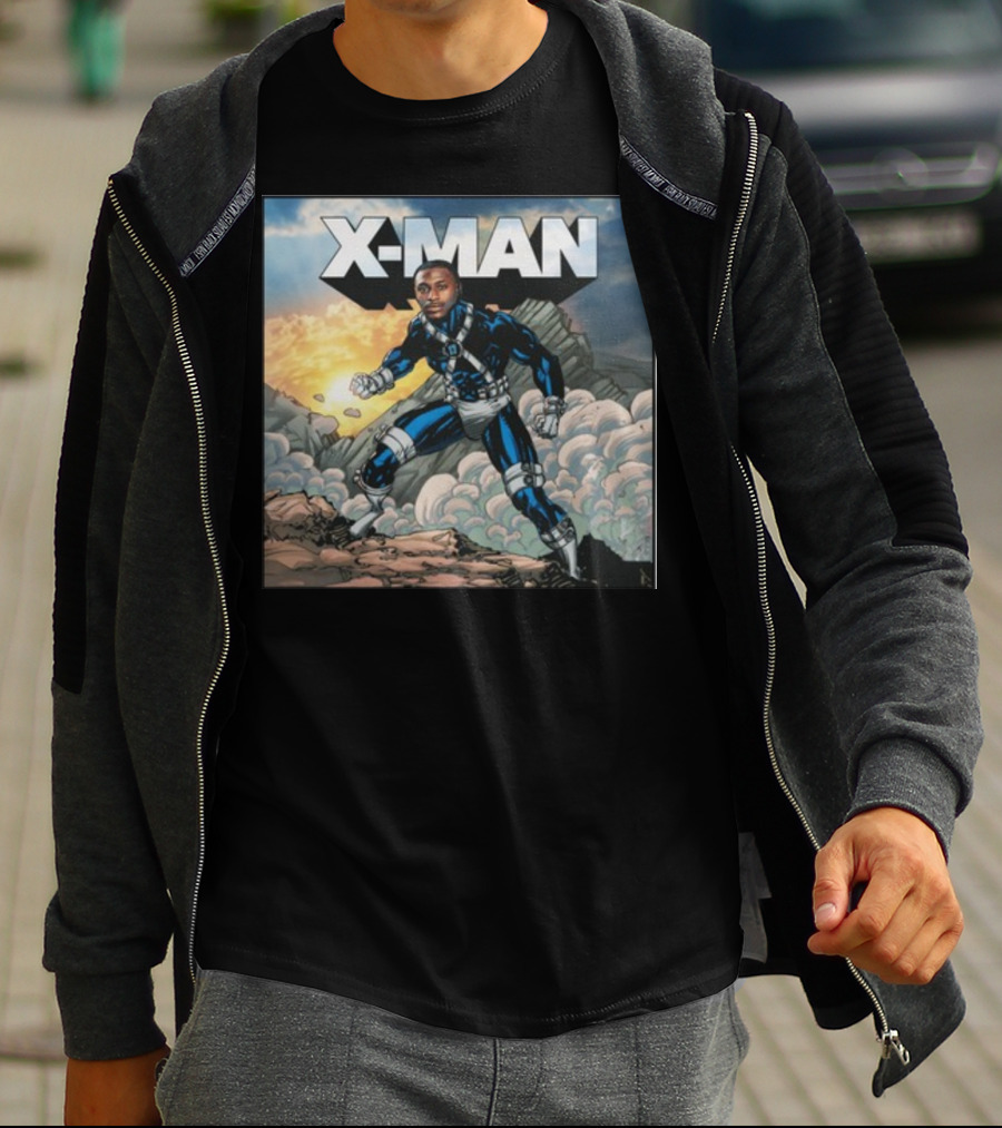 X-Man Carolina Panthers Xavier Legette Comic T-Shirt