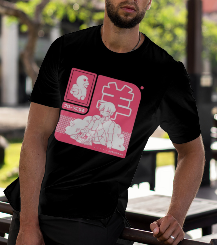 Sheepxing Bloke Josiegang Anime Manga Character Kawaii Aesthetic Japan T-Shirt