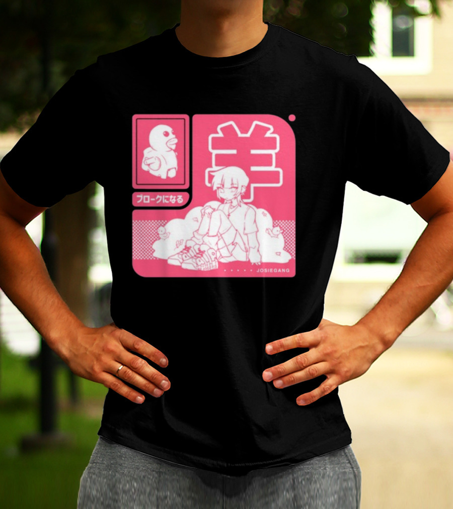 Sheepxing Bloke Josiegang Anime Manga Character Kawaii Aesthetic Japan T-Shirt