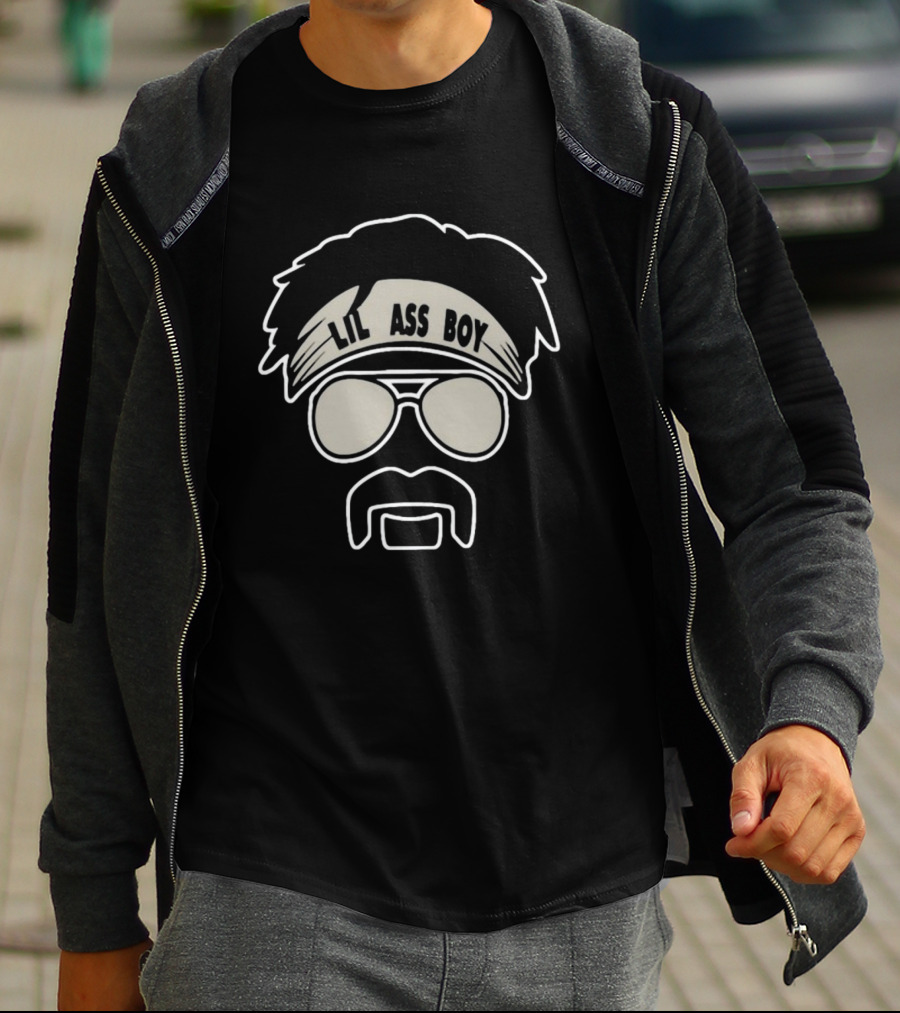 Crosby Maxx Lil Ass Boy Headband With Sunglasses And Mustache T-Shirt