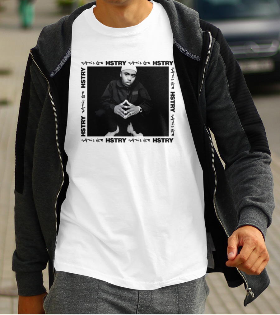 Hstry X Jamil Gs Hip Hop 50 Nas 90s Rap T-Shirt