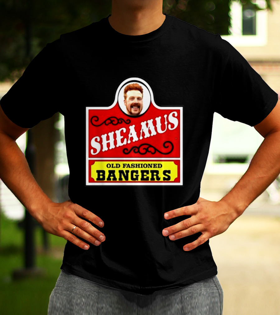 Sheamus Old Fashioned Bangers Retro Label T-Shirt
