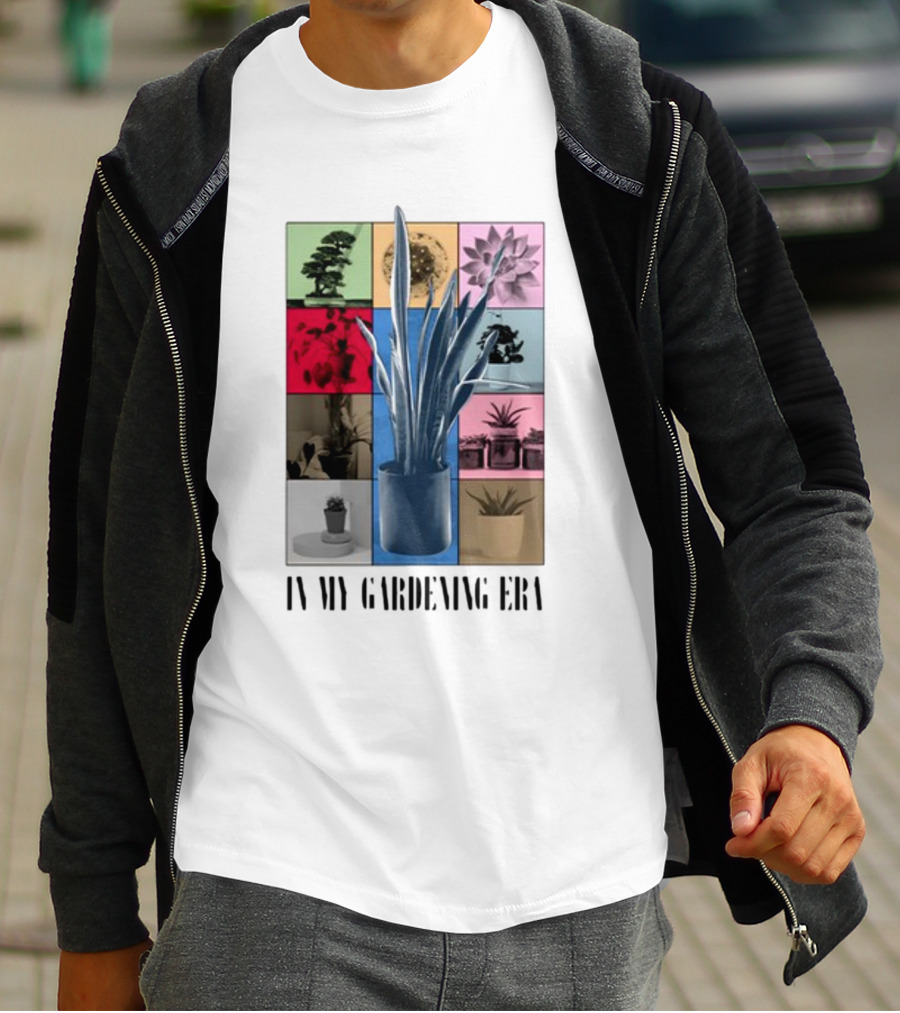 In My Gardening Era Vibrant Plant Montage T-Shirt