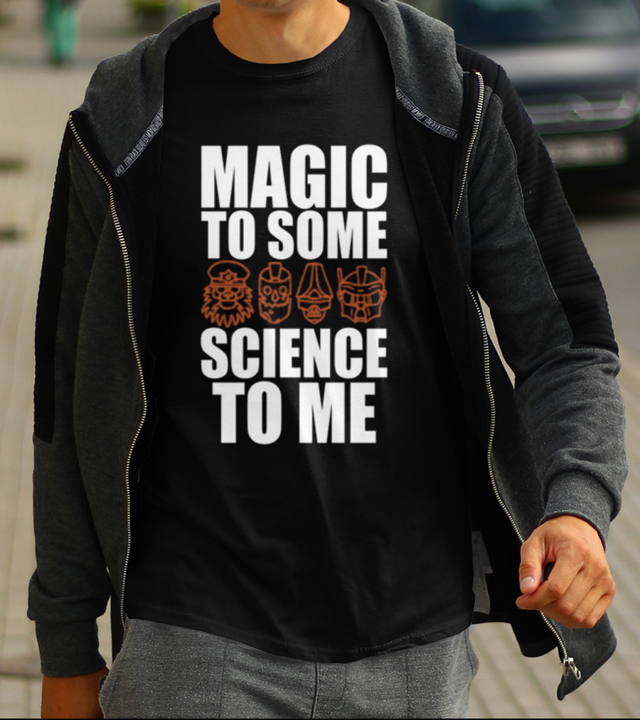Magic To Some Science To Me Icons T-Shirt
