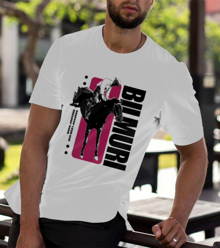 Bilmuri Droopy Loops And Greenish Horse T-Shirt