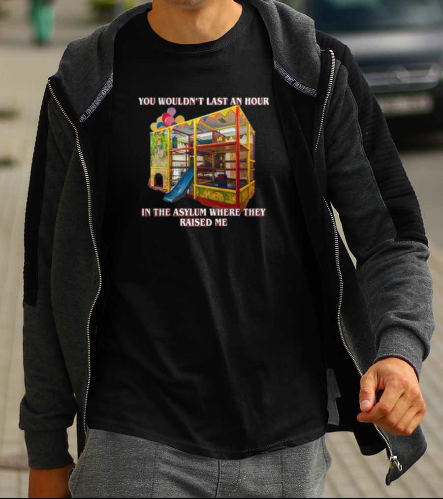 You Wouldn't Last An Hour In The Playhouse Asylum Where They Raised Me T-Shirt