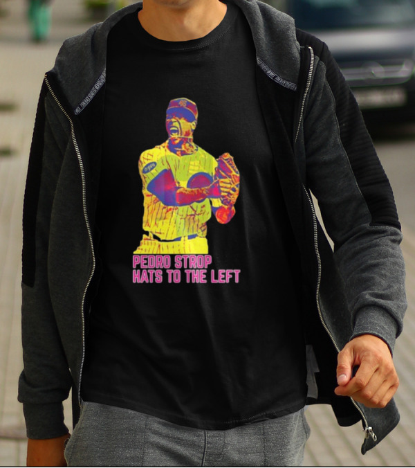 Pedro Strop Hats To The Left Colorful Baseball Player T-Shirt