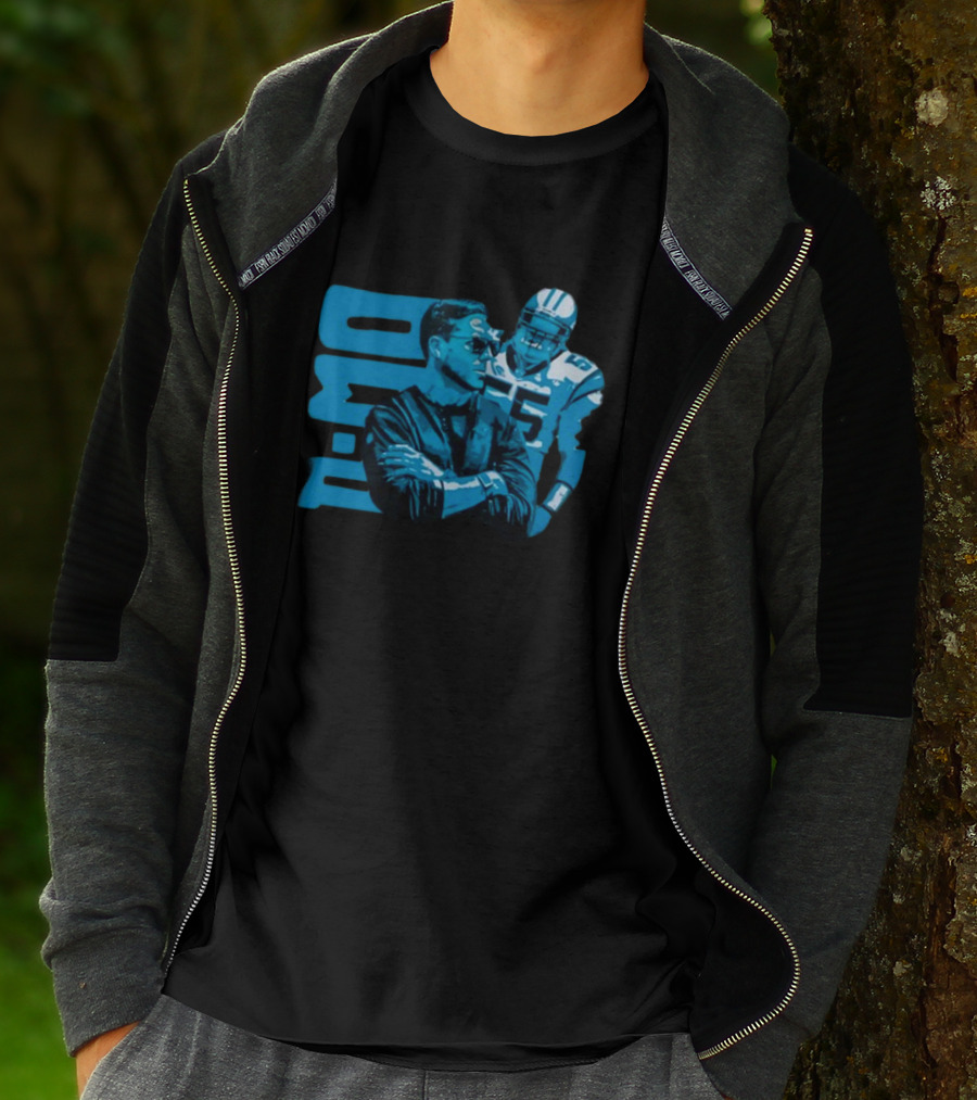 D-Mo Dan Morgan 55 Carolina Panthers Dave Canales Football Duo T-Shirt