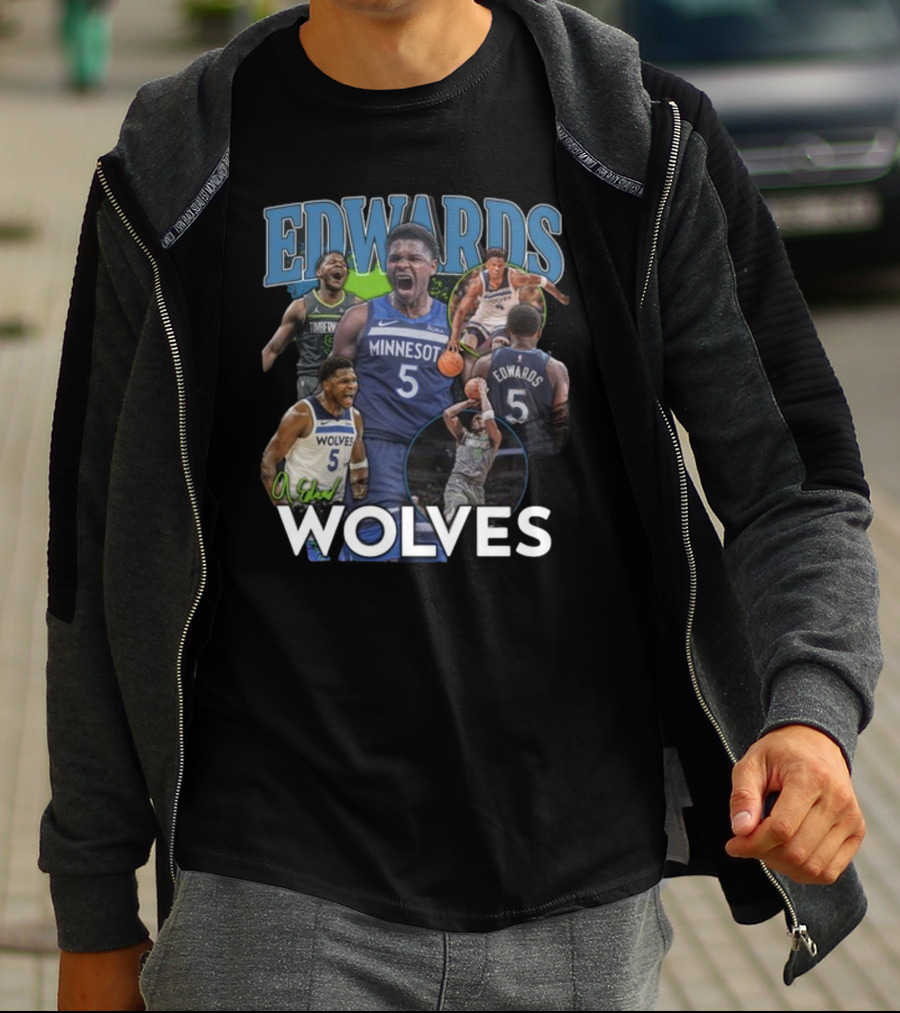 Minnesota Edwards Wolves Basketball Highlights T-Shirt