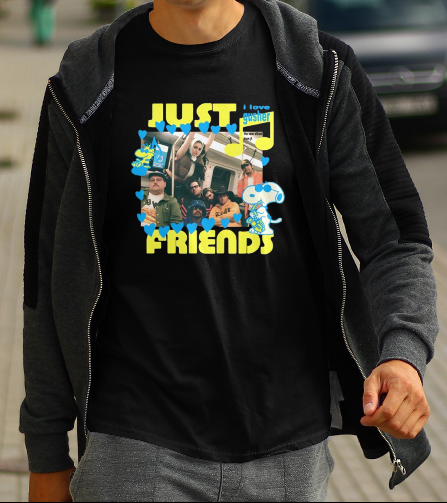 Just Friends Jf Crew I Love Gusher New Album T-Shirt