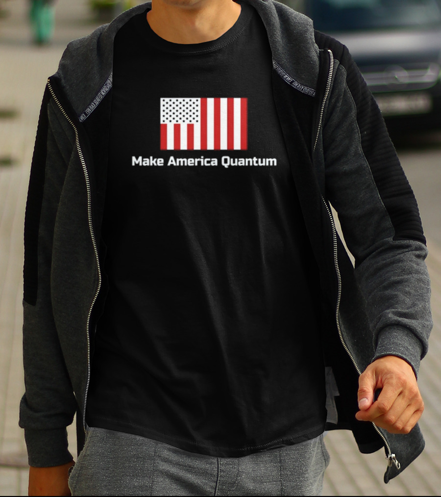 Make America Quantum United States Flag Luke Slywaker T-Shirt