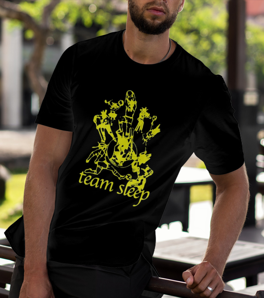 Team Sleep Pee-Chee Sports Figures T-Shirt