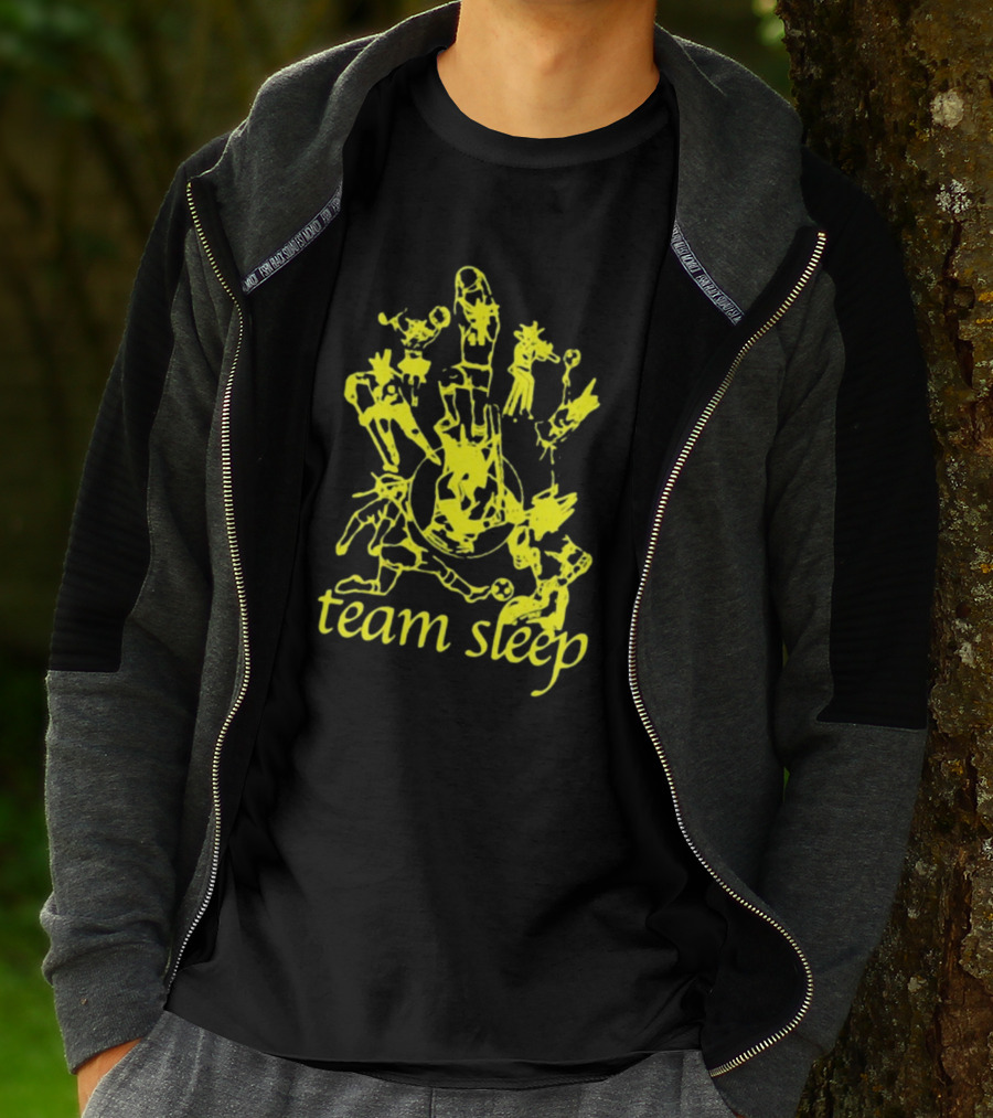 Team Sleep Pee-Chee Sports Figures T-Shirt