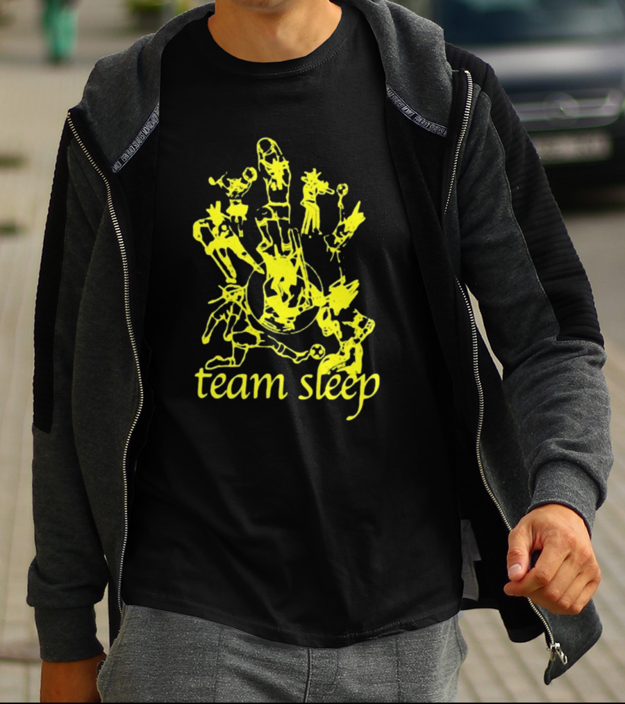 Team Sleep Pee-Chee Sports Figures T-Shirt