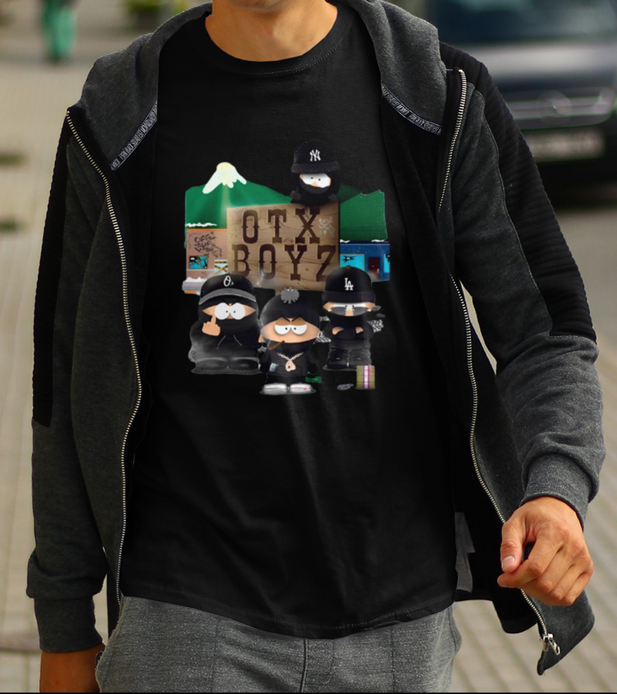 OTX Boyz South Park Parody Yankees Dodgers Mashup T-Shirt