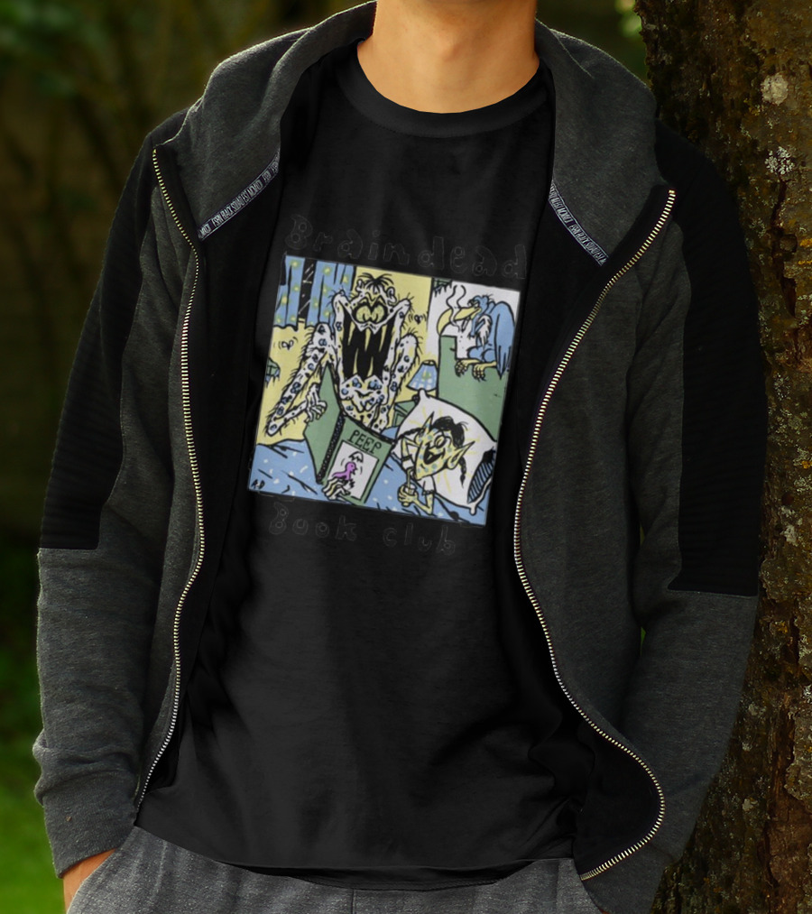 Braindead Book Club Peep Monster Comic T-Shirt